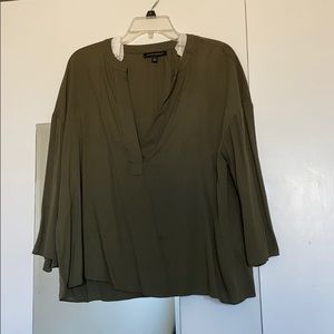 Olive green top